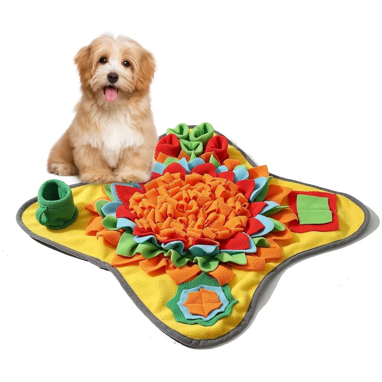 Forage Master Snuffle Mat – Dog Enrichment & Mental Stimulation Feeding Mat