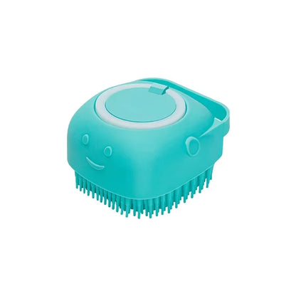Spa Brush Pro – Self-Cleaning Pet Grooming & Massage Brush with Shampoo Dispenser