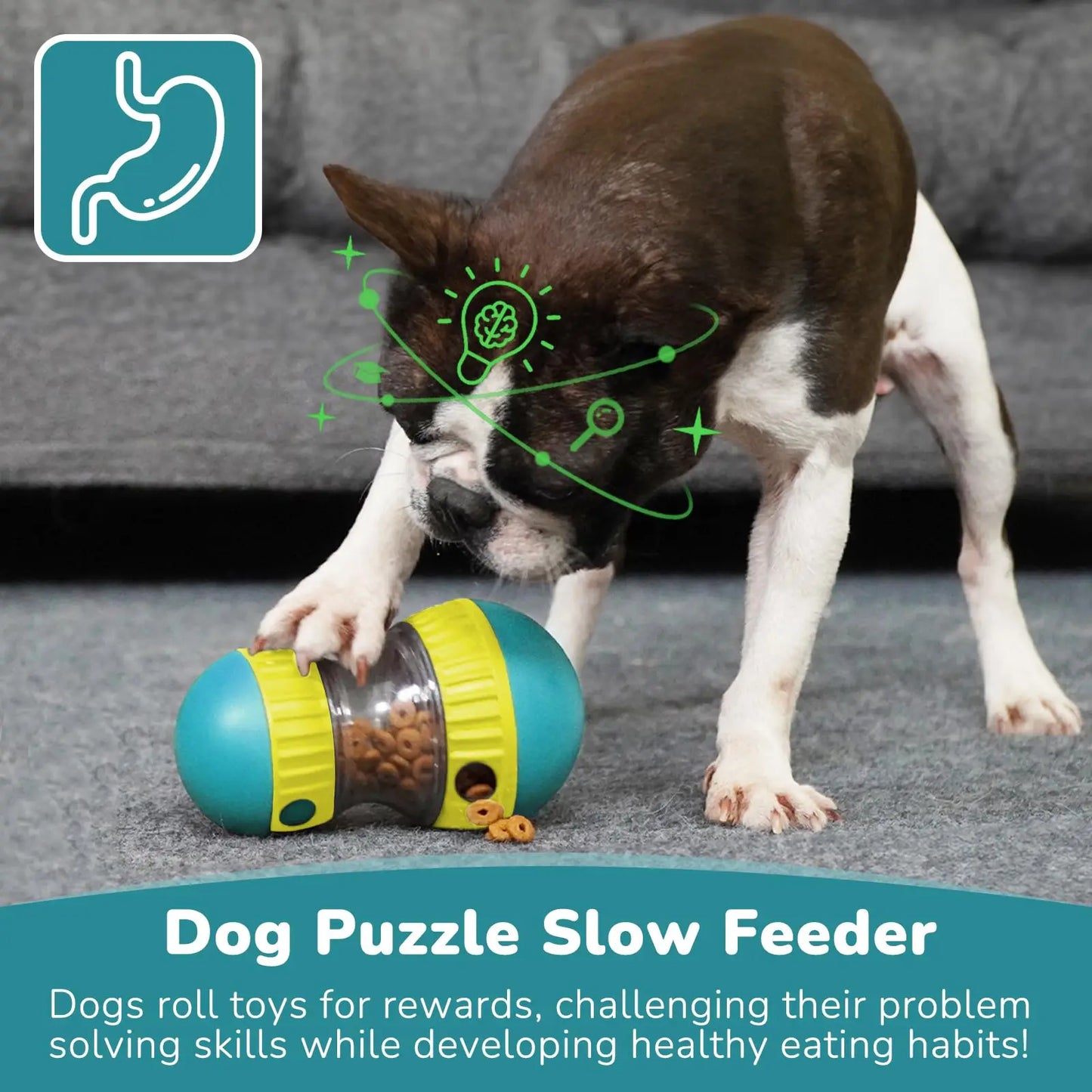 Smart Reward Feeder Ball – Interactive Dog Enrichment & Slow Feeder Toy