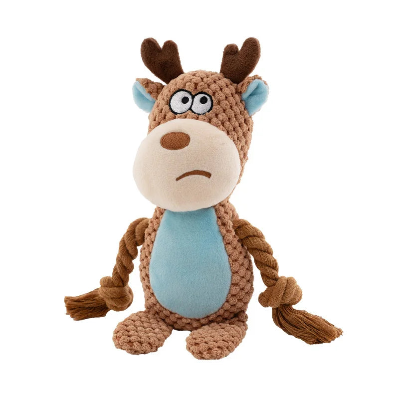 Snuggle Buddy – Anxiety Relief & Enrichment Plush Squeaky Dog Toy