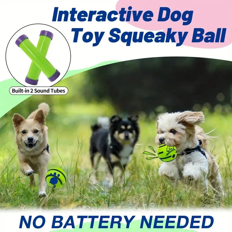 Giggle Reward Ball – Interactive Enrichment & Mental Stimulation Toy for Dogs