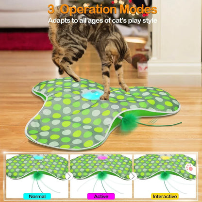 Whisker Hunt Pro – Interactive Cat Enrichment Toy for Mental Stimulation