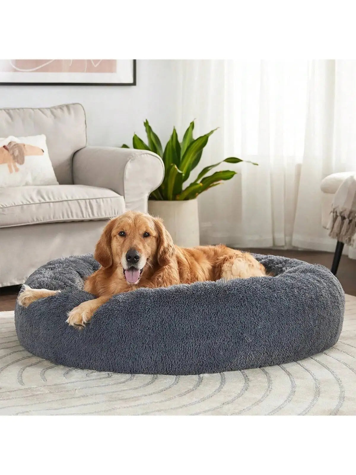 Calming Cloud Bed – Anxiety Relief Pet Bed for Dogs & Cats