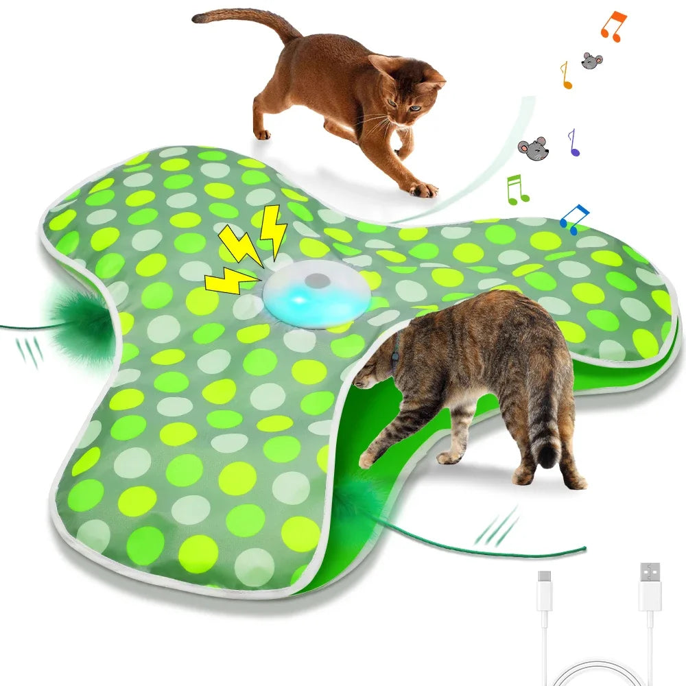 Whisker Hunt Pro – Interactive Cat Enrichment Toy for Mental Stimulation