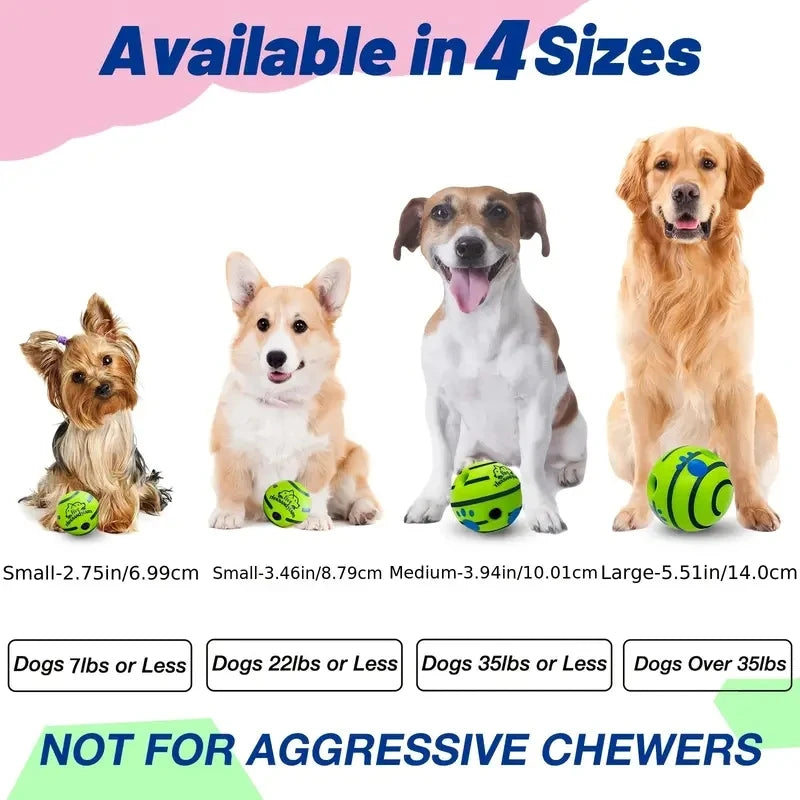 Giggle Reward Ball – Interactive Enrichment & Mental Stimulation Toy for Dogs