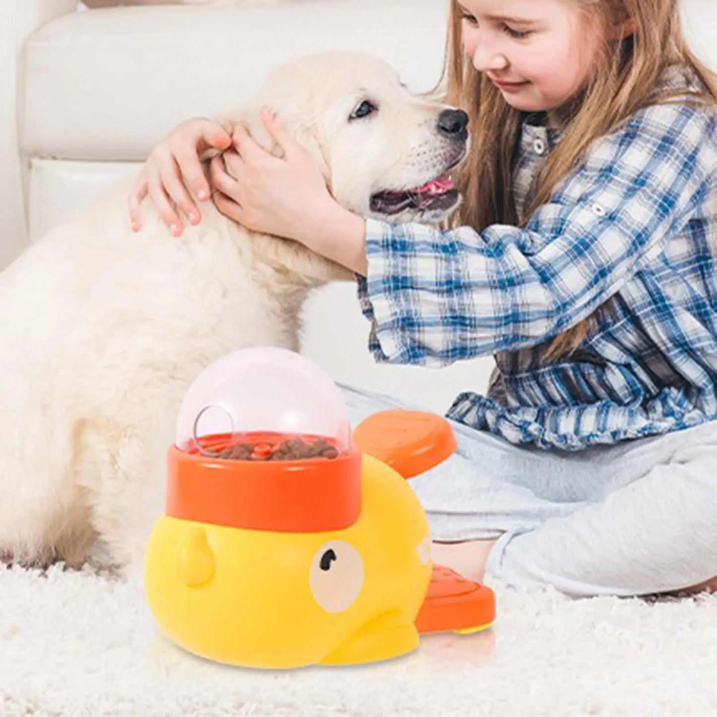 Quack Quest Slow Feeder – Interactive Dog Enrichment & Anti-Gulping Feeding Toy