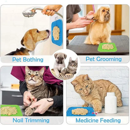 Calm & Lick Mat – Anxiety Relief & Enrichment Feeding Mat for Dogs & Cats