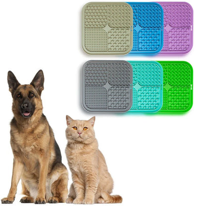 Calm & Lick Mat – Anxiety Relief & Enrichment Feeding Mat for Dogs & Cats