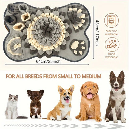 Snuffle Paws Foraging Mat – Dog Enrichment & Slow Feeding Sniffing Mat