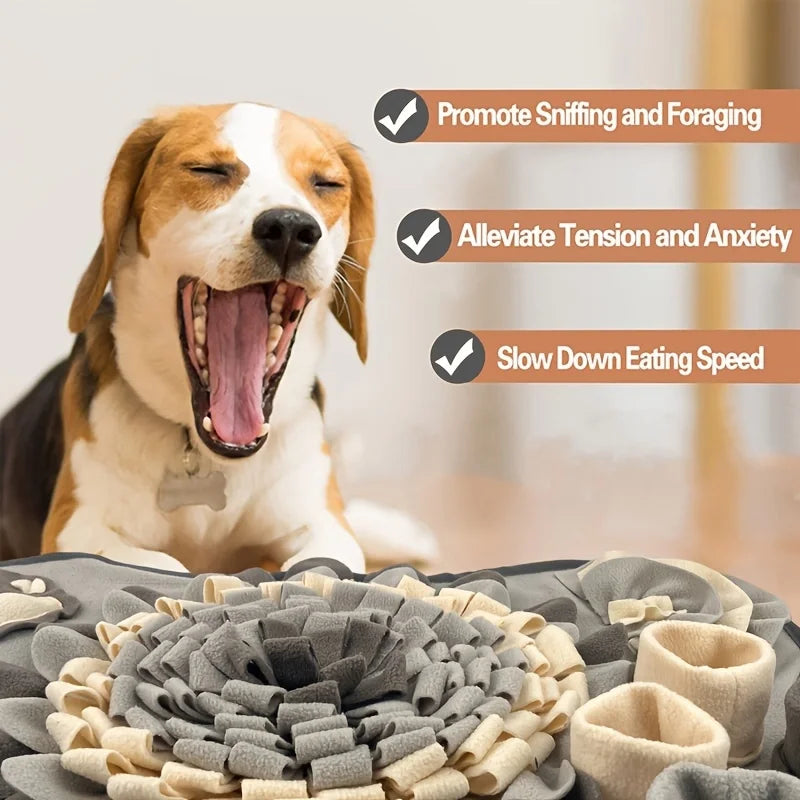 Snuffle Paws Foraging Mat – Dog Enrichment & Slow Feeding Sniffing Mat