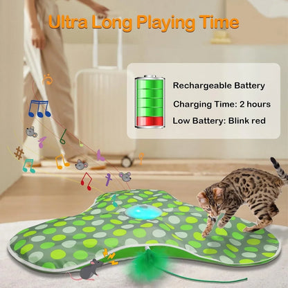 Whisker Hunt Pro – Interactive Cat Enrichment Toy for Mental Stimulation