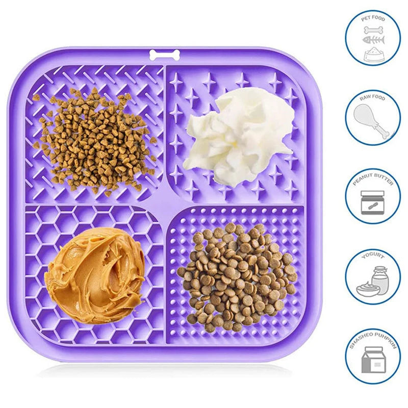 Calm & Lick Mat – Anxiety Relief & Enrichment Feeding Mat for Dogs & Cats