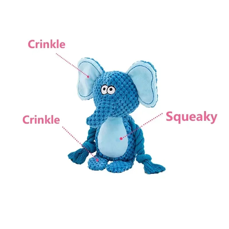 Snuggle Buddy – Anxiety Relief & Enrichment Plush Squeaky Dog Toy
