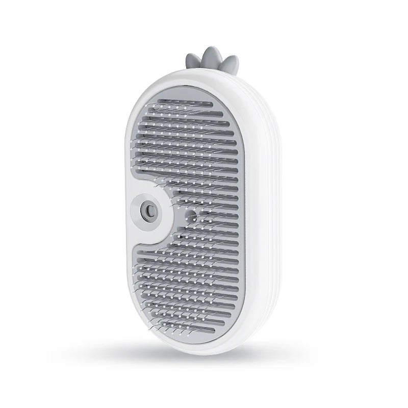 Steam Glow Grooming Brush – Self-Cleaning Pet Hair Removal & Massage Brush