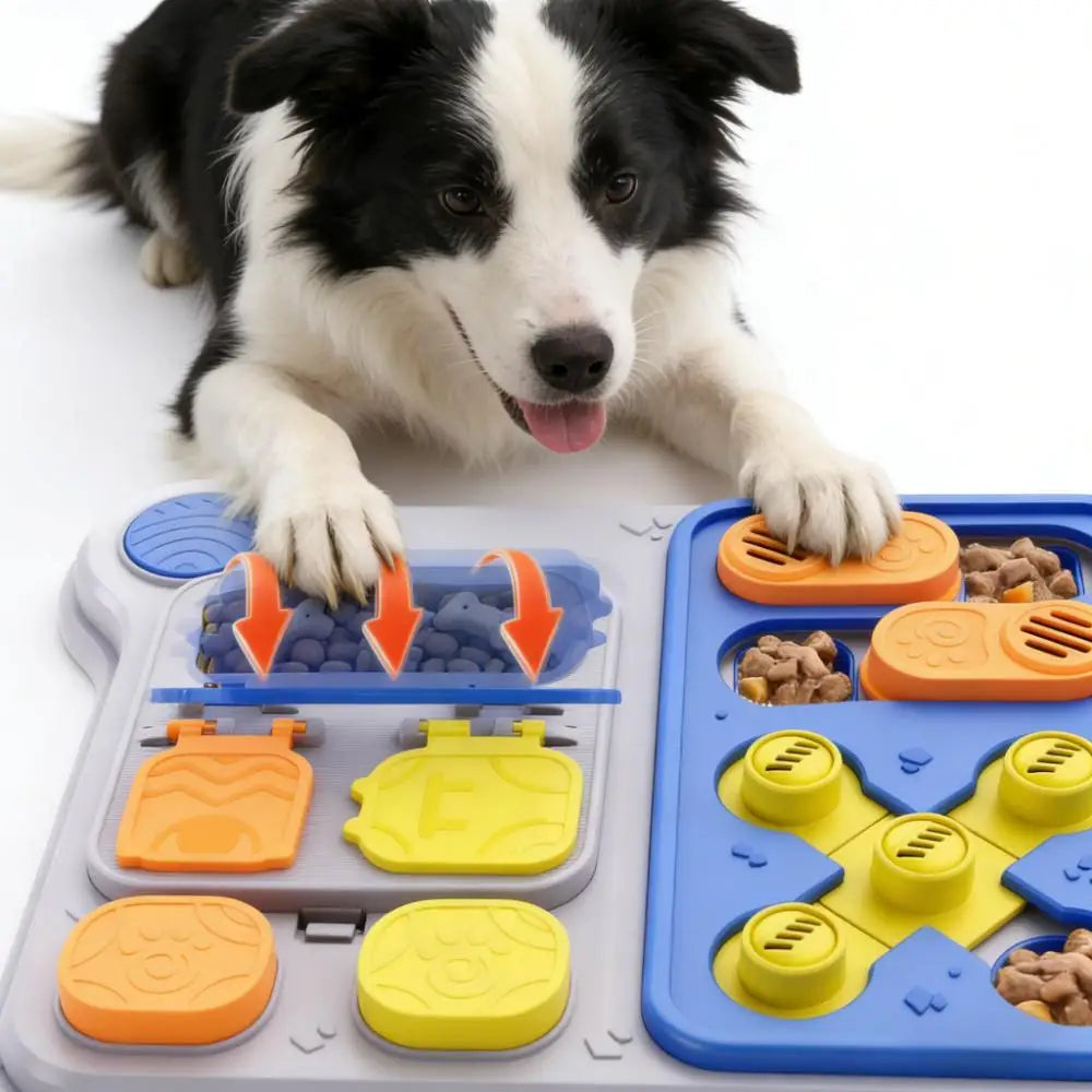 IQ Reward Puzzle Feeder – Interactive Dog Enrichment & Mental Stimulation Toy