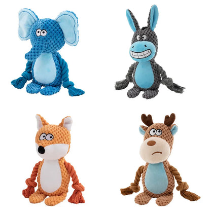 Snuggle Buddy – Anxiety Relief & Enrichment Plush Squeaky Dog Toy