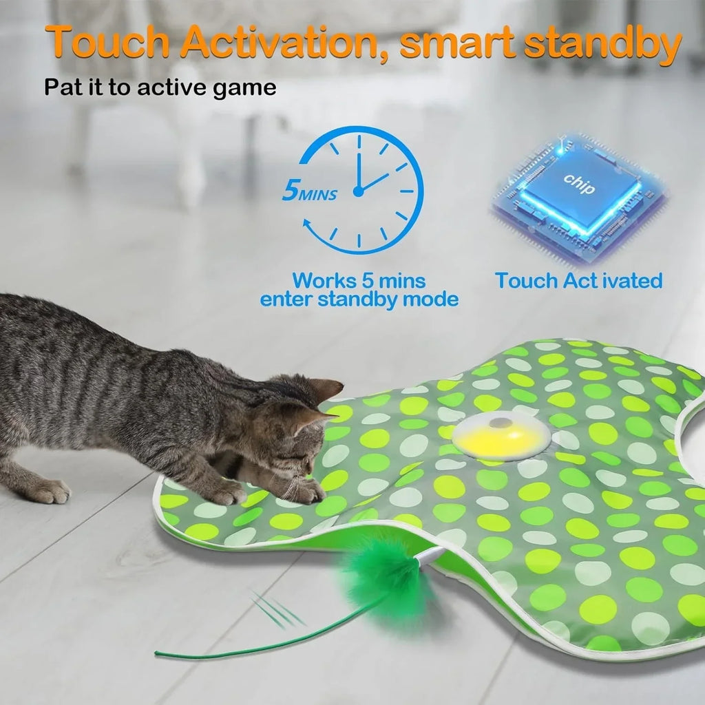 Whisker Hunt Pro – Interactive Cat Enrichment Toy for Mental Stimulation