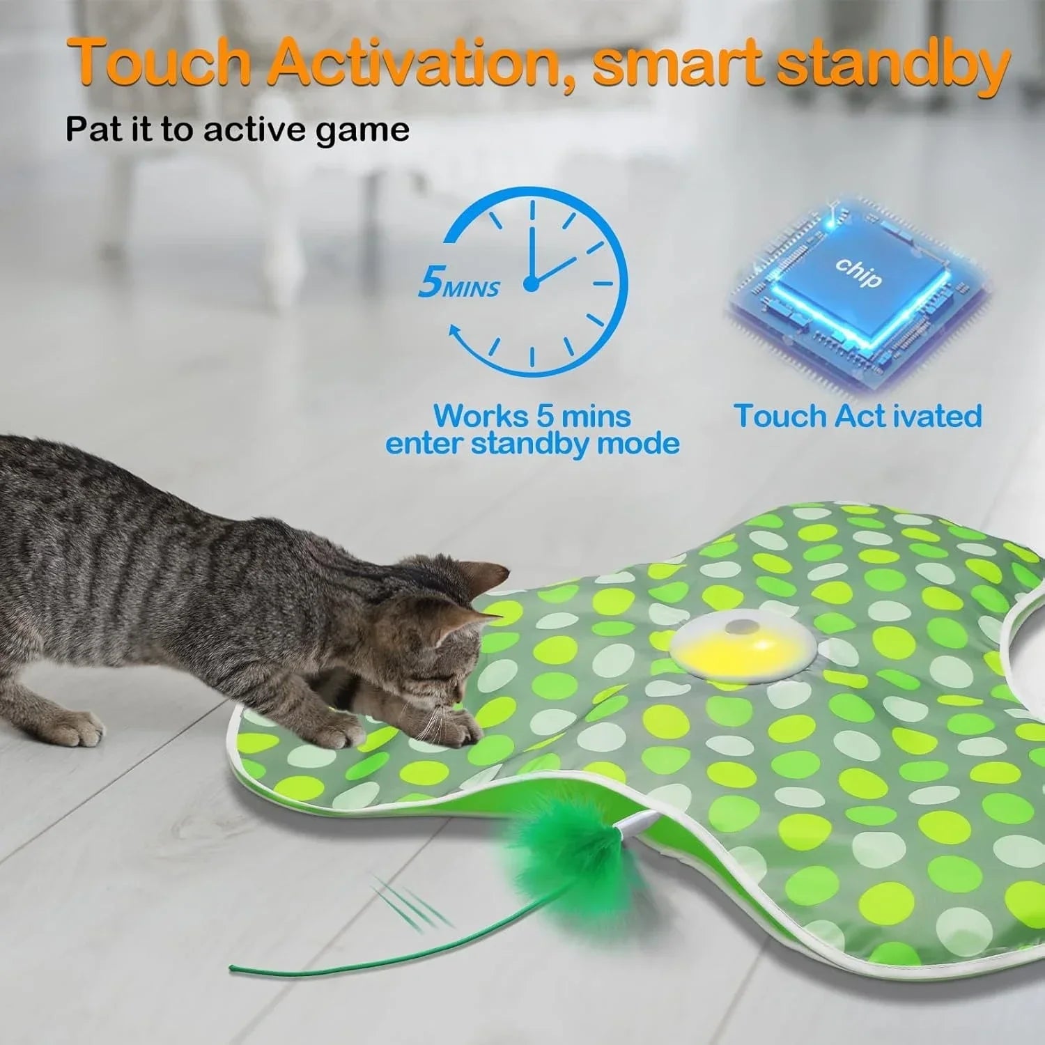 Whisker Hunt Pro – Interactive Cat Enrichment Toy for Mental Stimulation