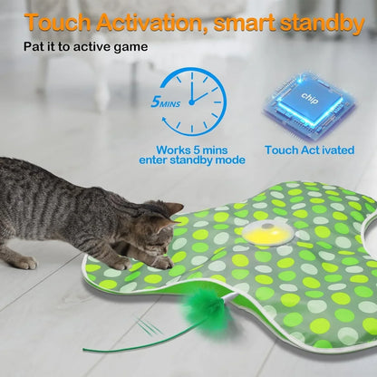 Whisker Hunt Pro – Interactive Cat Enrichment Toy for Mental Stimulation