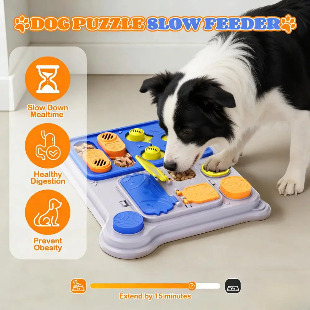IQ Reward Puzzle Feeder – Interactive Dog Enrichment & Mental Stimulation Toy