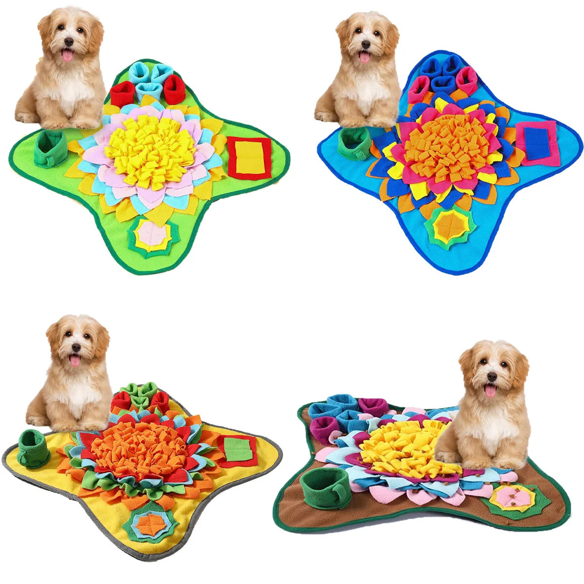 Forage Master Snuffle Mat – Dog Enrichment & Mental Stimulation Feeding Mat