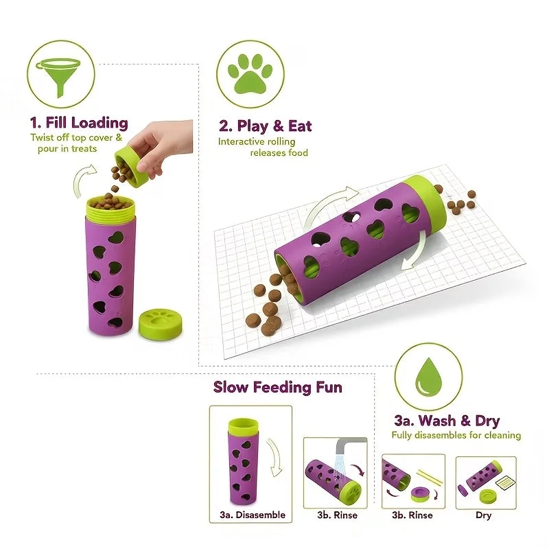 Treat Quest Chew Feeder – Interactive Dog Enrichment & Slow Feeding Toy