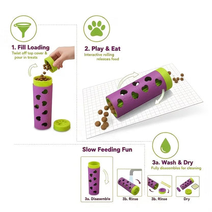Treat Quest Chew Feeder – Interactive Dog Enrichment & Slow Feeding Toy