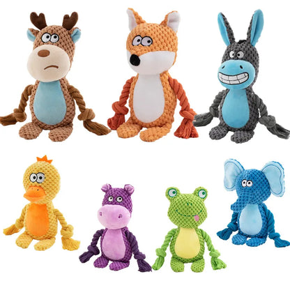 Snuggle Buddy – Anxiety Relief & Enrichment Plush Squeaky Dog Toy